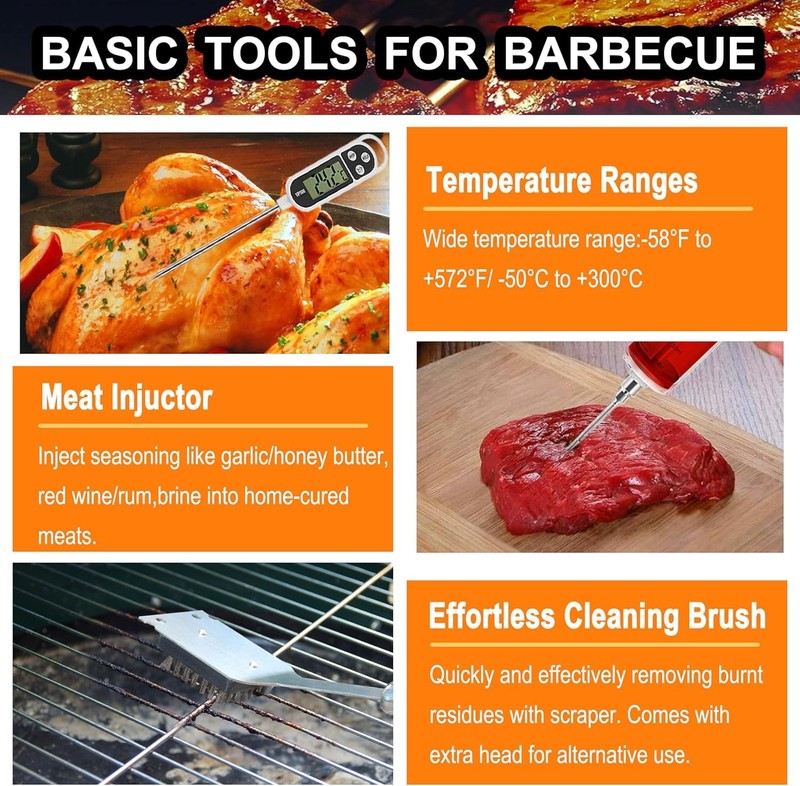 24PCS BBQ Grill Accessories Set   Perfect Grill Gifts for Men5