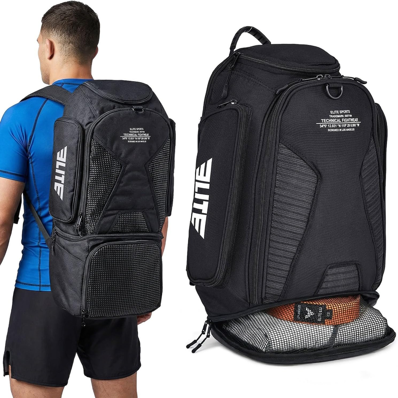 Jiu Jitsu BJJ Gym Duffel Backpack Bag MMA Boxing Expandable Gear10
