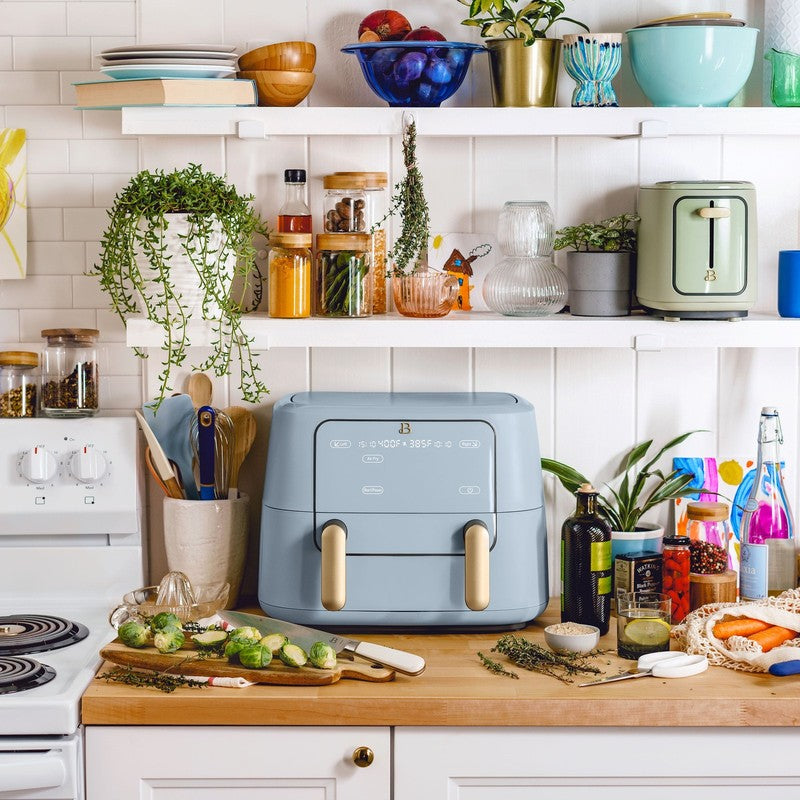 9 QT Trizone Air Fryer, Cornflower Blue by Drew Barrymore1