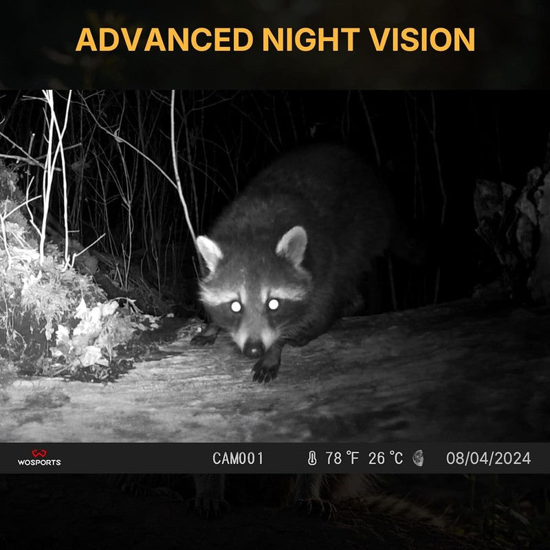 Mini Trail Camera 24MP 1080P Night Vision Hunting Cam for Wildlife3