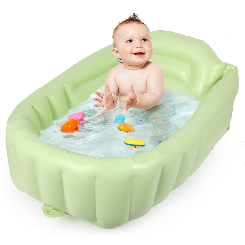 Inflatable Baby Bathtub – Portable Toddler Tub with Foldable Design9