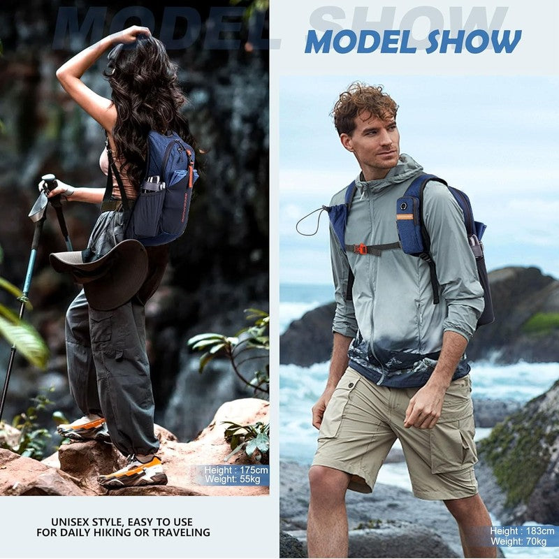 15L Small Hiking Backpack for Men Women Foldable Packable Back Pack Ultralight H7