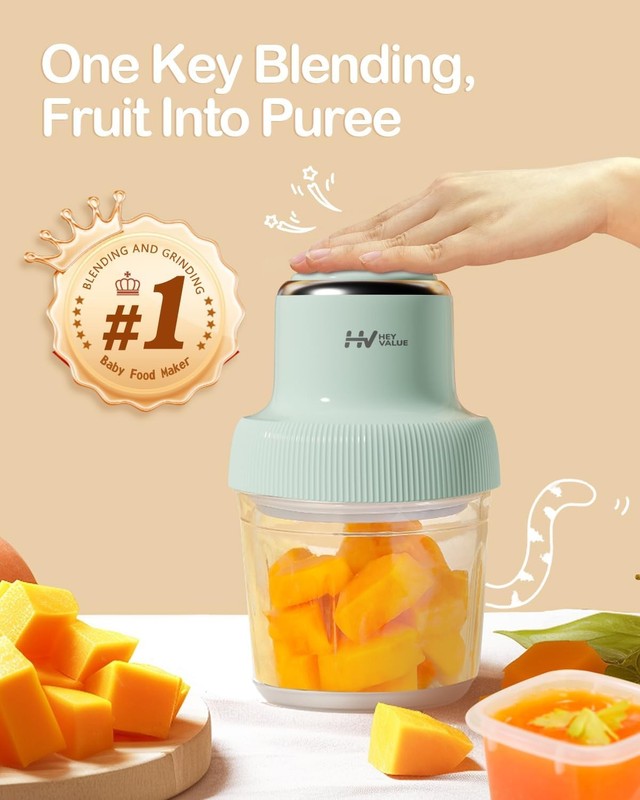 13-in-1 Baby Food Maker Puree Blender with Containers & Utensils Light Green1