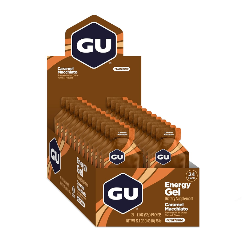 Vegan Energy Gel, Caramel Macchiato, Gluten-Free, 24-Pack for Workouts1