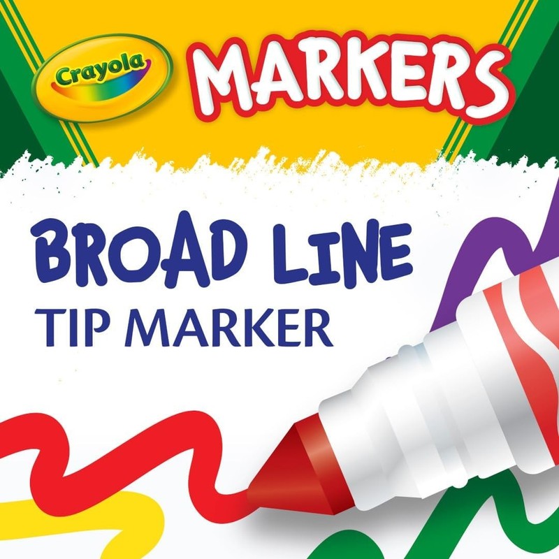 Bulk Broad Line Markers Classpack (256 Ct) - Essential School Art Supplies4