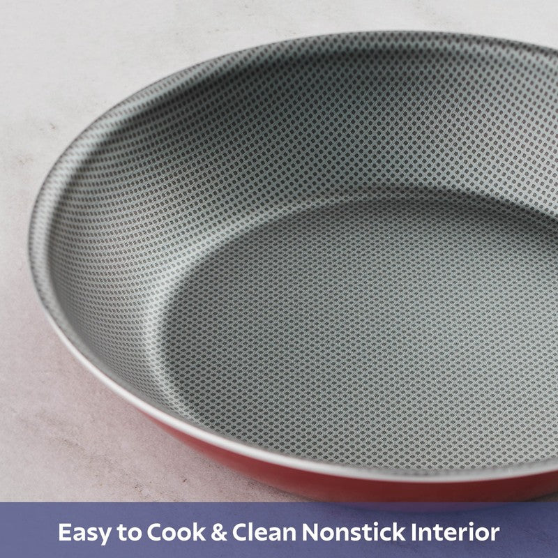 Primaware 18 Piece Non-Stick Cookware Set, Red10