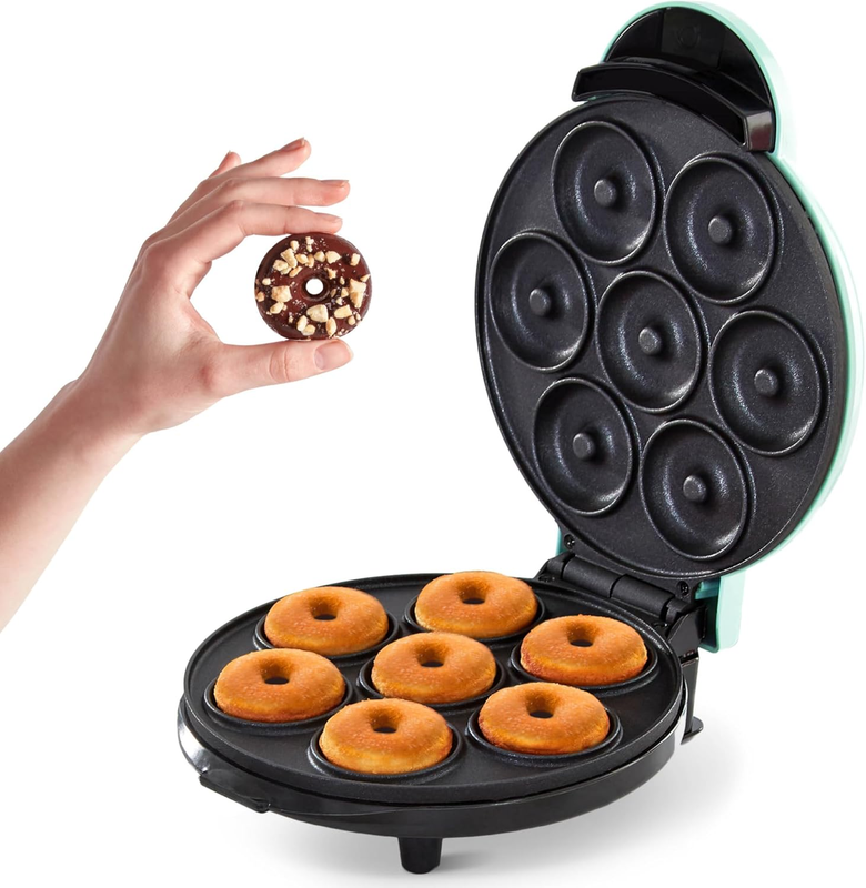 Express Mini Donut Maker   Homemade Dessert Maker   Features Double Sided, Non S0