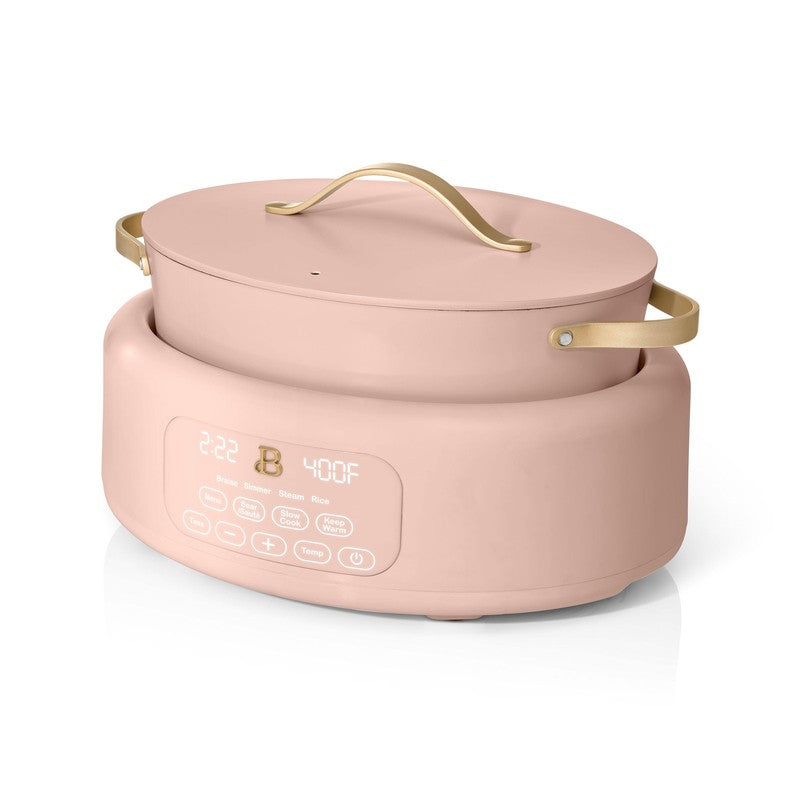 10 in 1, 6 Qt Electric Multi Cooker, Rose by Drew Barrymore8