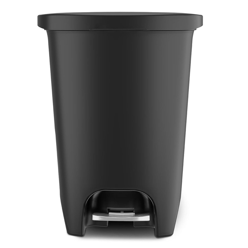 13 Gallon Trash Can Clorox Odor Protection Step Pedal Kitchen Bin Black5