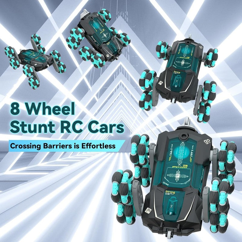 8WD Hand Controlled RC Stunt Car, Gesture Sensing Remote Control Crawler Car for1