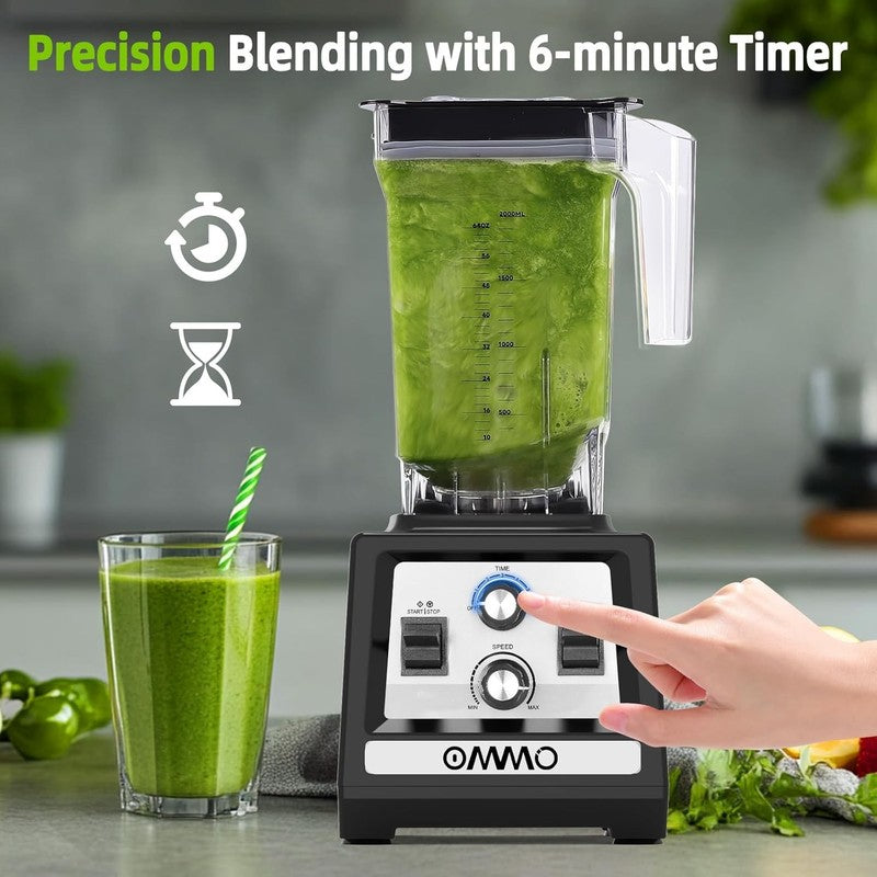 Blender for Smoothies: 1800W Peak Blenders for Kitchen, 68Oz Bpa Free Pitcher, T3