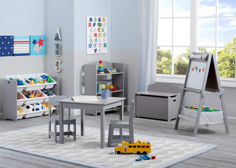 Mysize Kids Wood Table and Chair Set (2 Chairs Included)   Ideal for Arts & Craf6