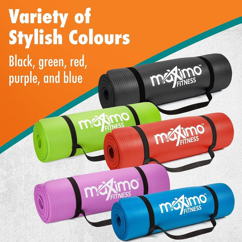 Yoga Mat Non Slip Multipurpose Exercise Mat w/ Carry Strap for Yoga Pilates Gym8