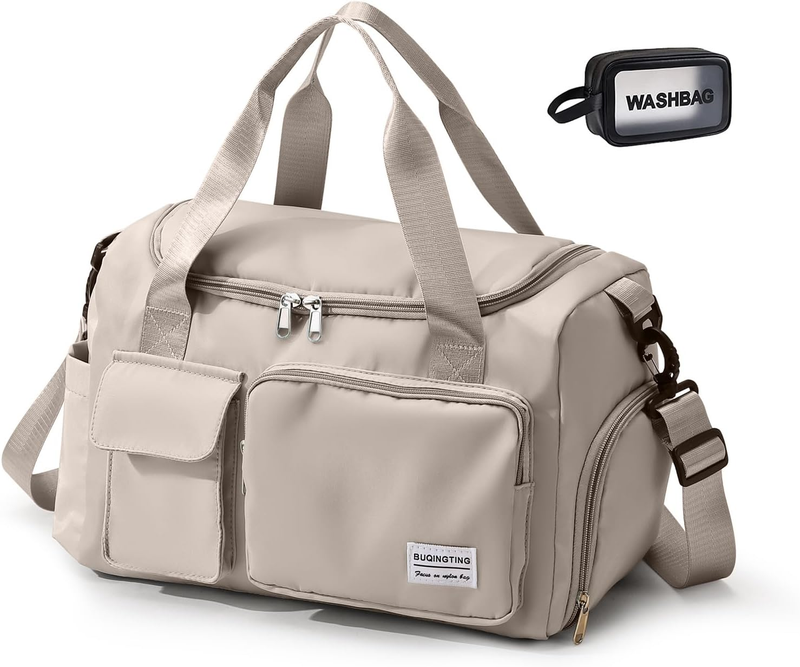 Women Gym Duffle Bag Travel Weekender Carry On w/ Shoe Compartment10