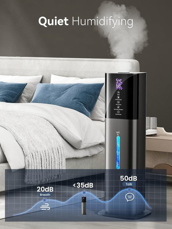 8L Cool Mist Humidifier Bedroom Large Room Quiet Ultrasonic 3 Speed Humidistat3