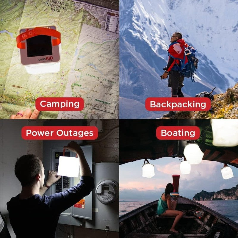 Solar Camping Lantern - Inflatable LED Lamp Perfect for Camping, Hiking, Travel 2