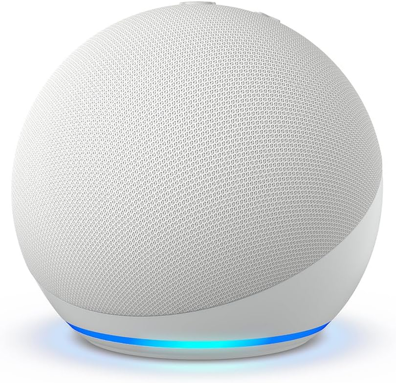 Echo Dot Alexa Smart Speaker Vibrant Sound Bedroom Office Glacier White1