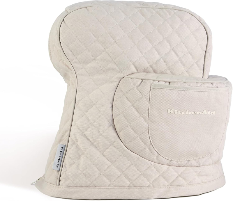 KitchenAid Tilt Head Stand Mixer Cover Quilted Cotton Storage Pocket Milkshake8