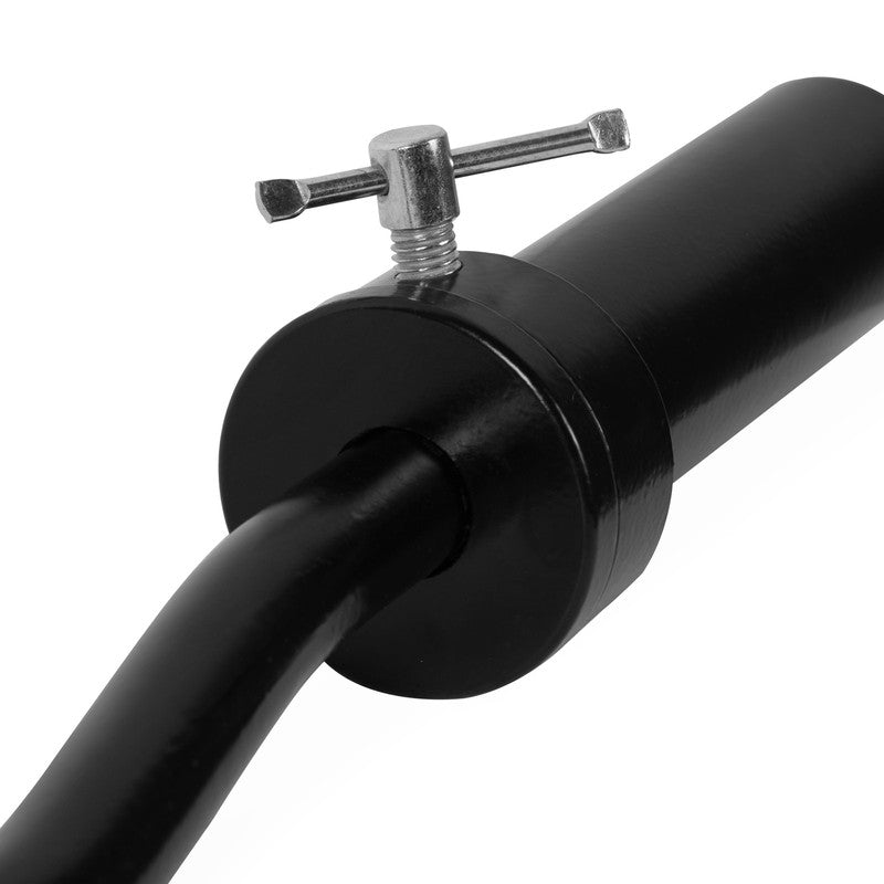 Barbell 48 In. Olympic Super Curl Weight Bar, Black3