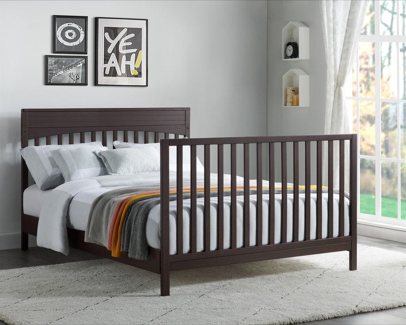 Harper 4-in-1 Convertible Crib Espresso Brown GREENGUARD Gold Wooden8