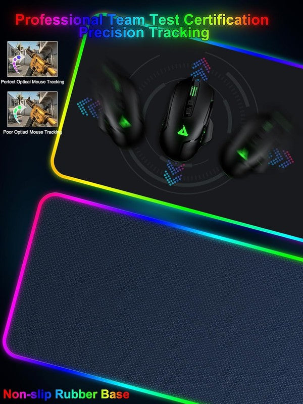 RGB Wireless Charging Mouse Pad - Large Non-Slip Gaming Desk Mat4