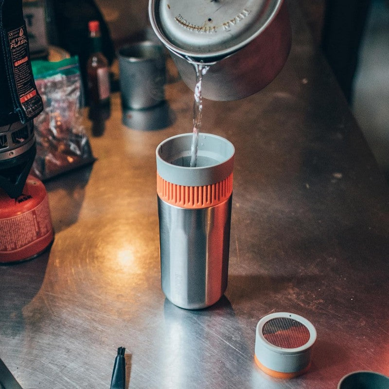 Pipamoka Portable Coffee Maker Vacuum Press Travel Mug 10oz Stainless Steel4