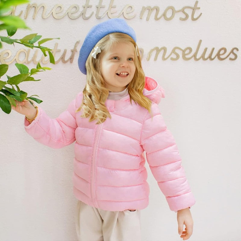Baby Toddler Winter Coat Bear Hood Puffer Jacket 6M 3T Boys Girls Warm2