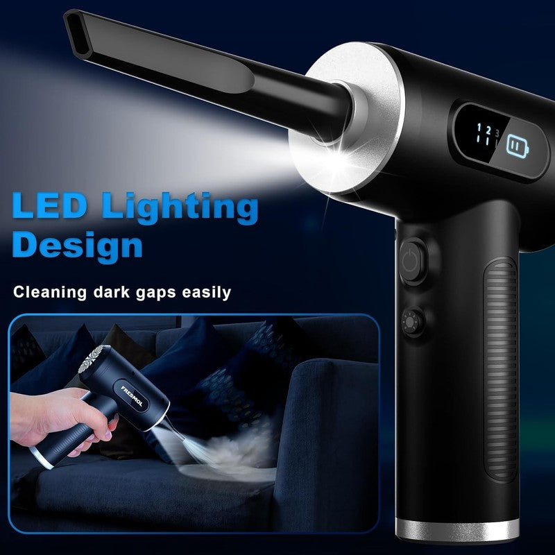 Compressed Air Duster-3 Gear Adjustable 100000RPM Electric Air Duster with LED L2