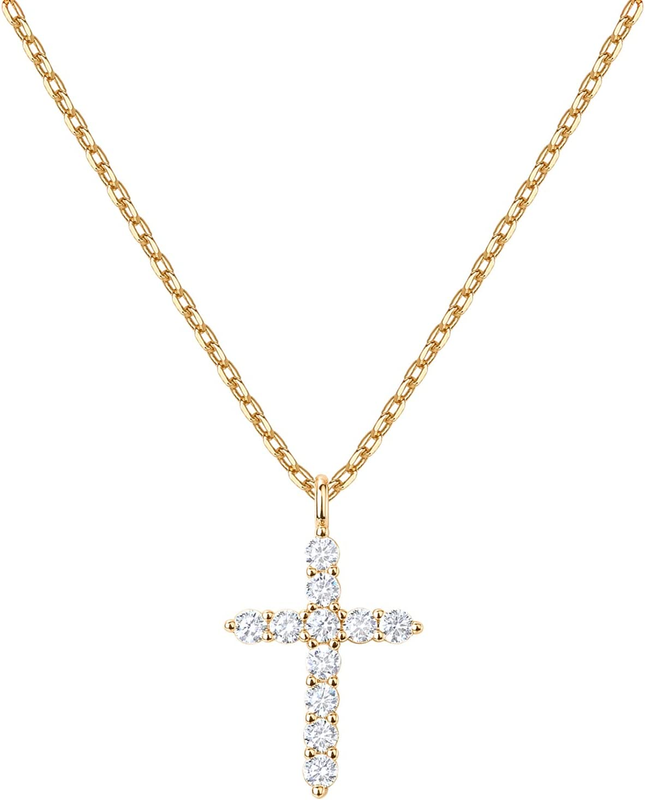 Gold Plated  Cross Necklace for Women | Cross Faith Necklace5