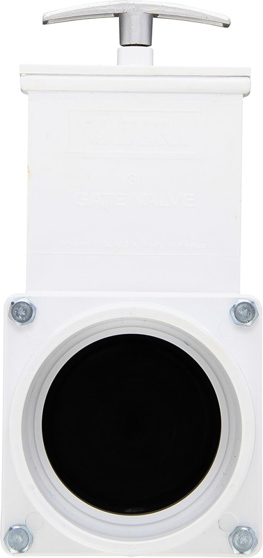 3" PVC Gate Valve with Metal Handle   Durable Black Slip Design7