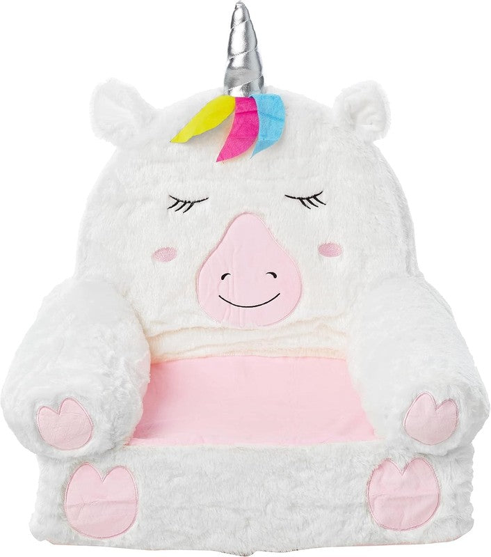 Children'S Plush Toddler Chair, Unicorn, Medium, Multicolor3
