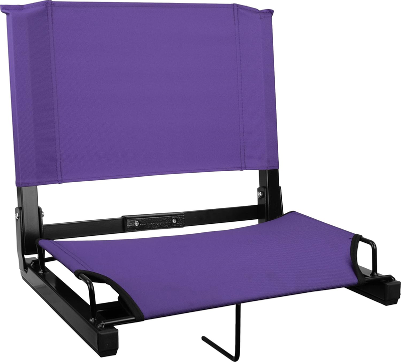 Bleacher Stadium Seat w/ Back Support Cushion Wide & Regular Chair8