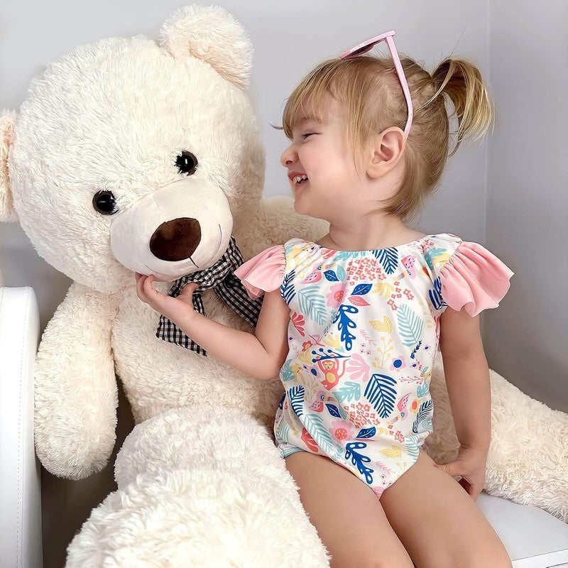 Giant Teddy Bear Big 4 Feet Stuffed Animal Stuffed Bear Baby Shower Life Size La7