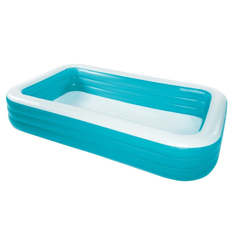 10Ft Family Inflatable Swimming Pool, Rectangular, Age 6 & Up, Unisex2