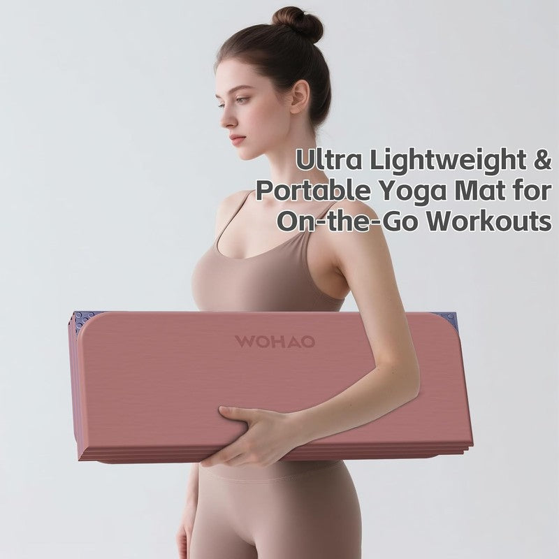 7 Fold Yoga Mat 70"X24"   1/2 Inch Thick Folding Exercise Mat, Compact Non Slip 3