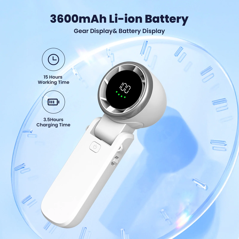 ATUPEN Portable Fan, Mini Handheld Fan with 100 Speeds Air Turbo Personal Fan3