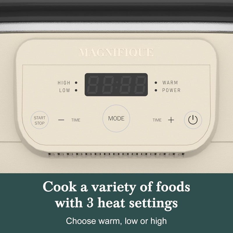 6QT Programmable Slow Cooker w/ Nonstick Pot Keep Warm Oatmeal1