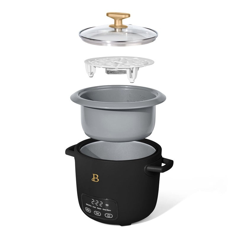 Beautiful by Drew Barrymore 6 Cup Rice Cooker Black Sesame Digital Electric Rice7