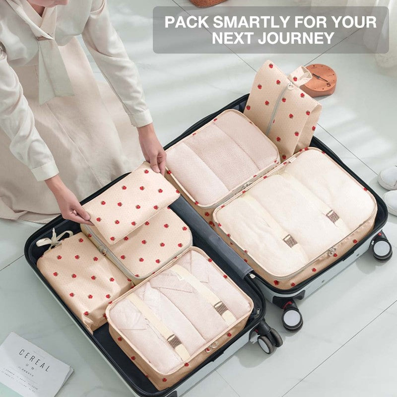 8Pcs Packing Cubes for Luggage, Packing Cubes for Travel Luggage Packing Organiz6