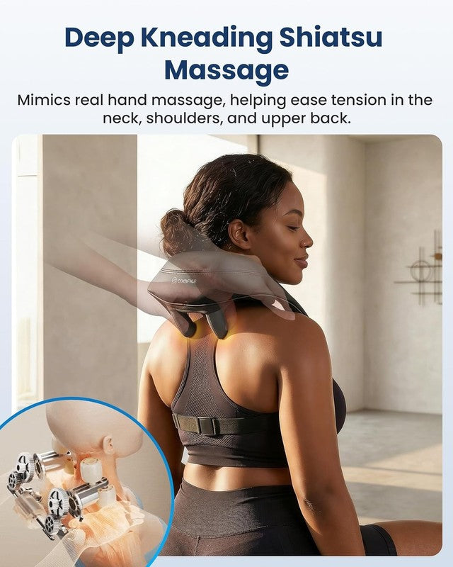 Cordless 4D Neck Shoulder Massager w/ Heat Deep Tissue Pain Relief2