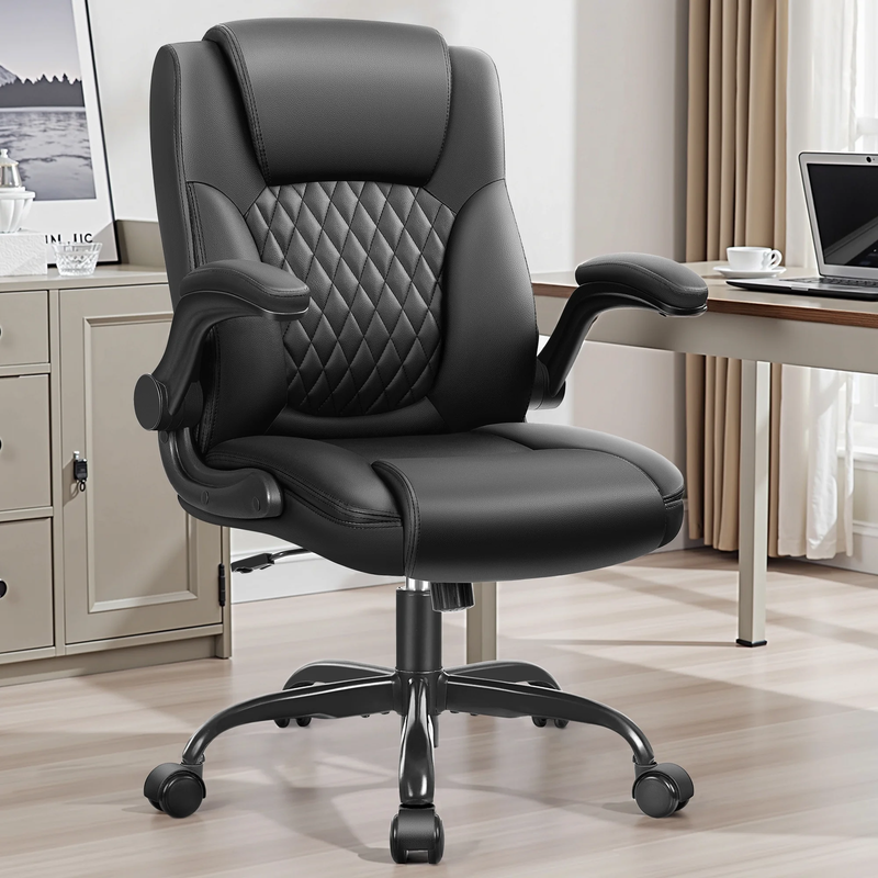 400LB Big Tall Leather Office Chair Ergonomic Executive Chair Black8