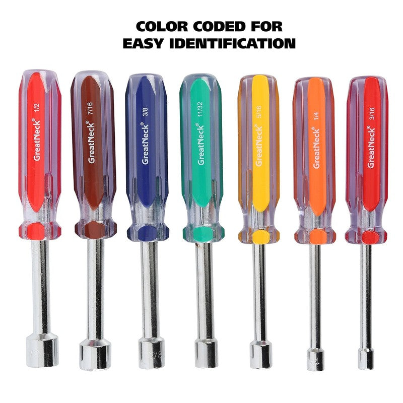 Professional Nut Driver Set, SAE, 7 Piece Set4