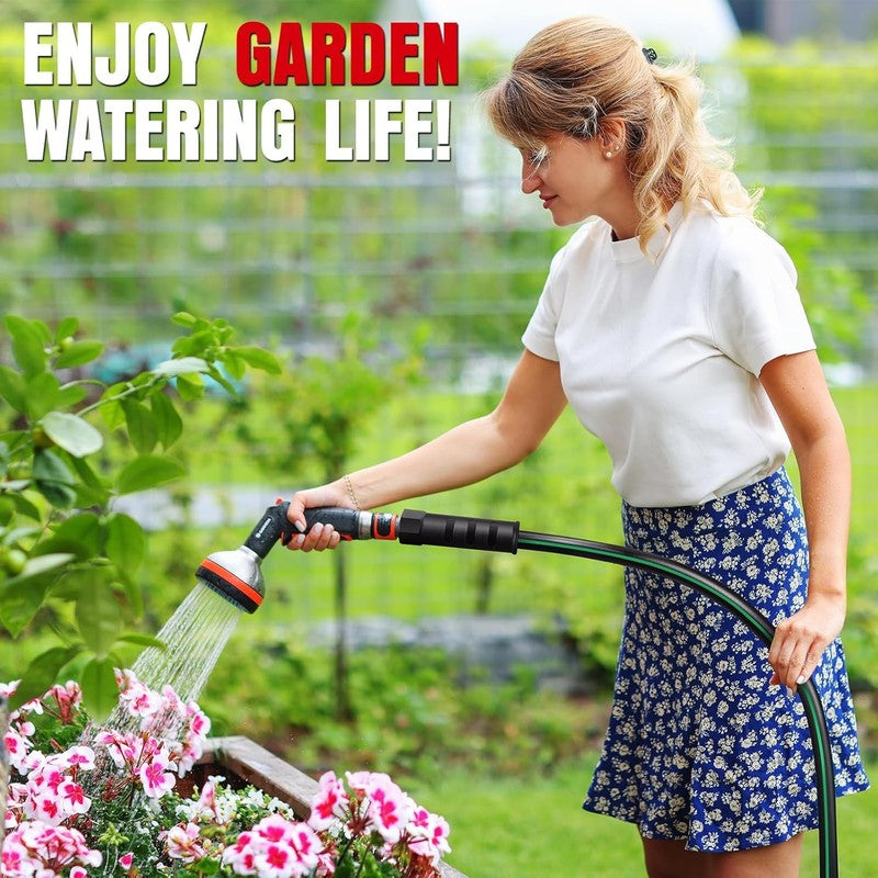 25Ft Garden Hose, Heavy Duty, Kink Resistant, Leakproof, Lightweight, Flexible6