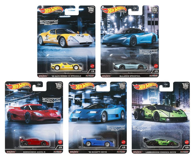 Premium Car Culture 2022 Exotic Envy 957M Set of 56