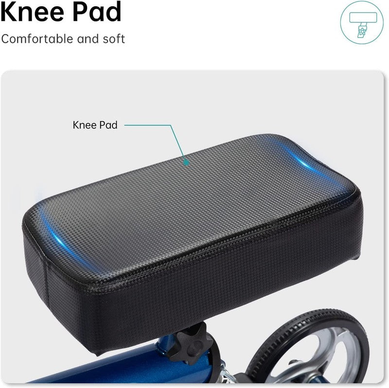 Knee Scooter Steerable Deluxe Medical Walker Crutch Alternative Blue4