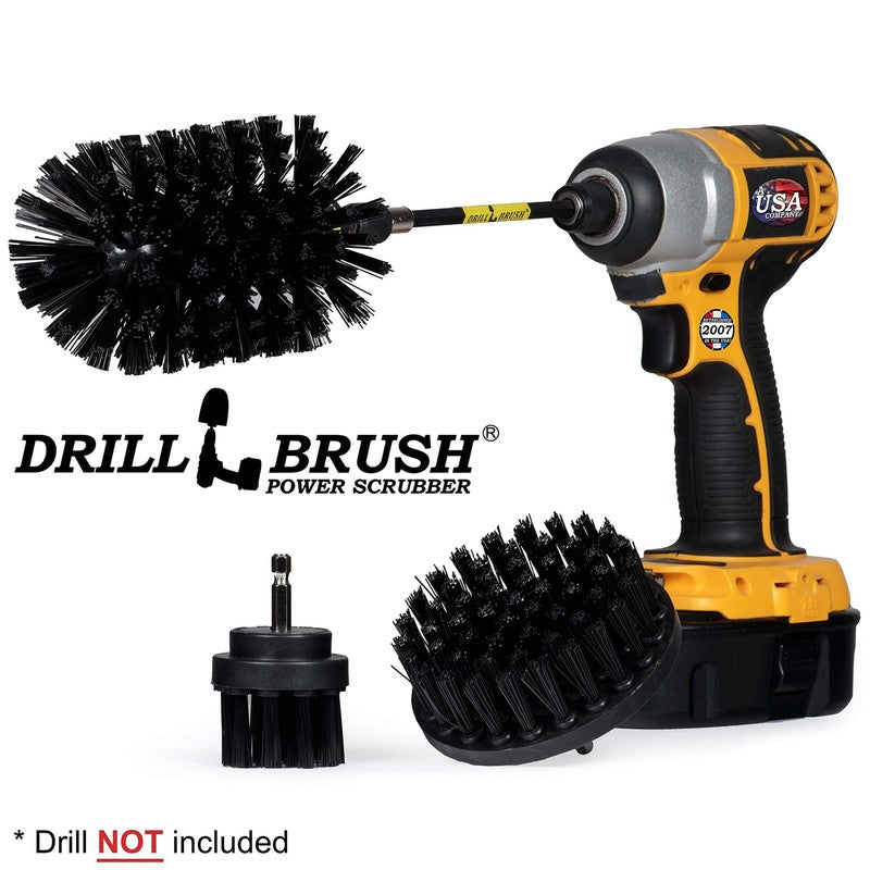 Oil Stain Remover Scrub Brush Attachment for Drill Set - Household Cleaning Tool3