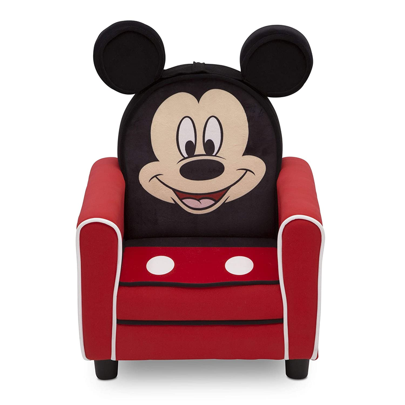 Figural Upholstered Kids Chair Wood Mickey Mouse10
