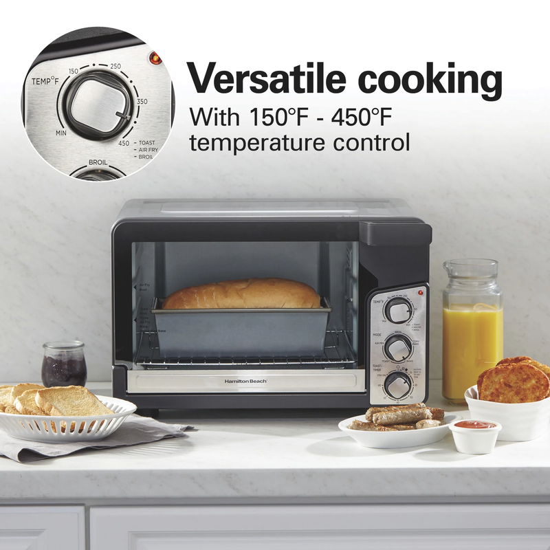 Easy View XL Toaster Oven with Sure Crisp  Air Fry, 1750W, 6 Slice Capacity, 3146