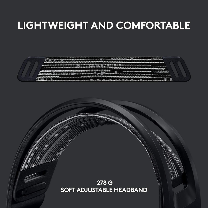 733 Lightspeed Wireless Gaming Headset, Suspension Headband, Lightsync RGB, Blue1