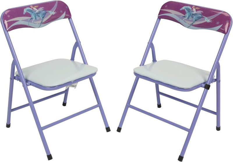 Kids Folding Table & Chairs Set 1 Table 2 Chairs Ages 3–7 70lb Limit9